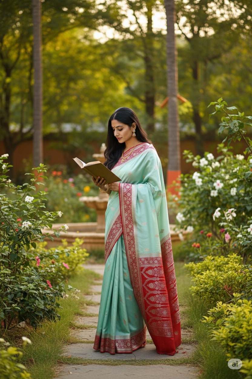 Mashru Silk Banarasi Saree