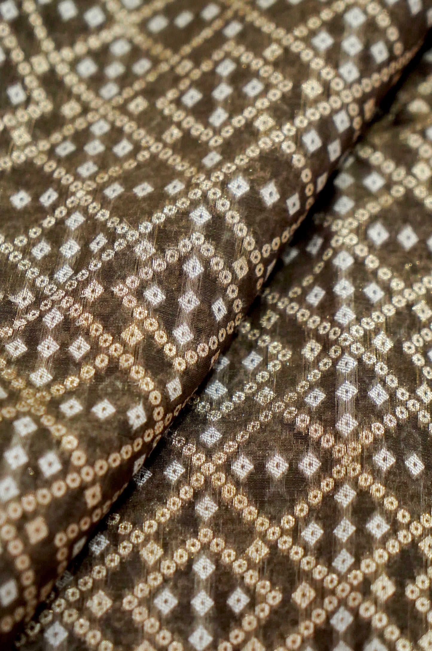Stunning Dark Green Banarasi Fine Cotton Saree
