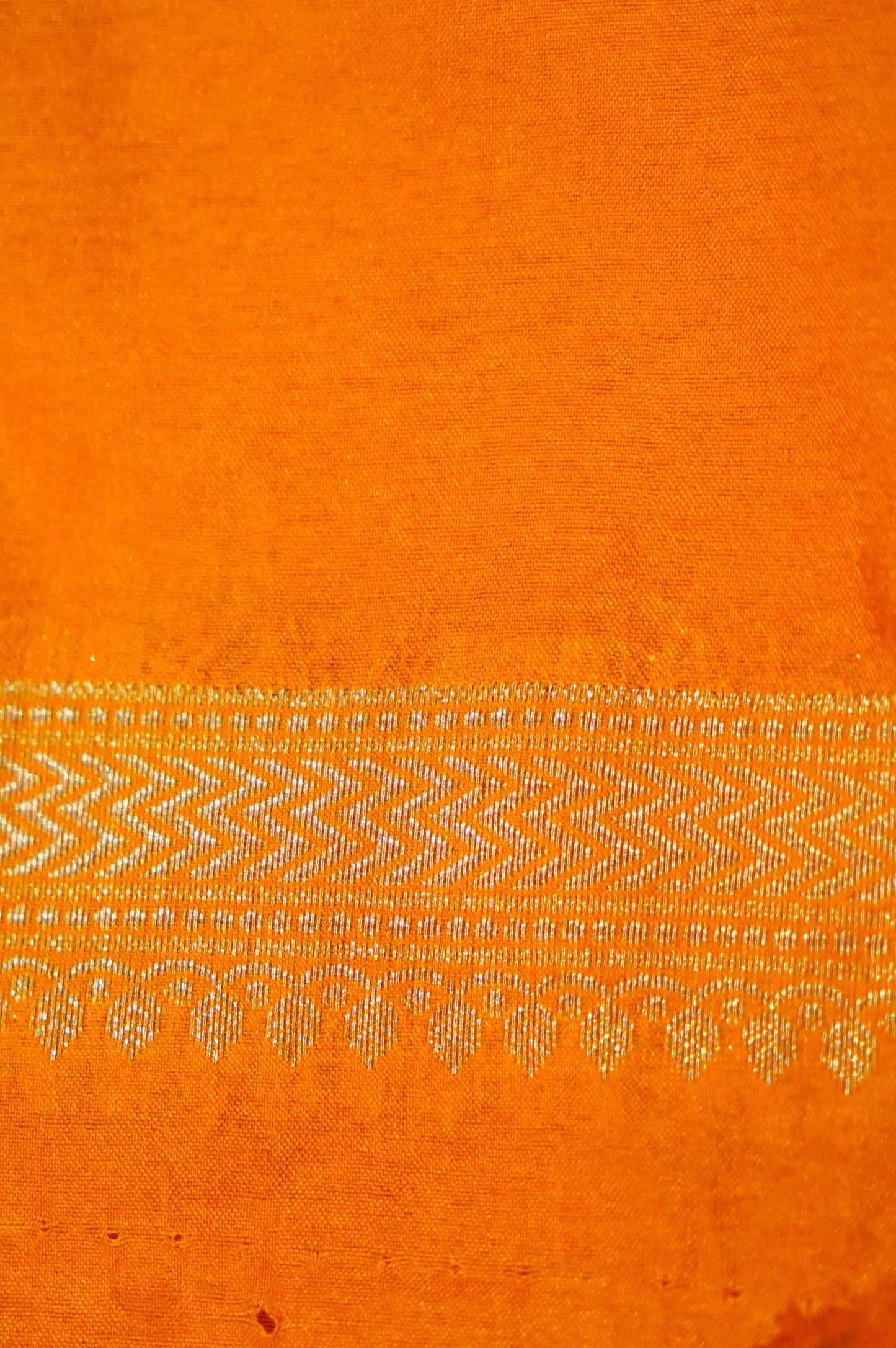Mustard Yellow Raw Mango Soft Silk Banarasi Saree