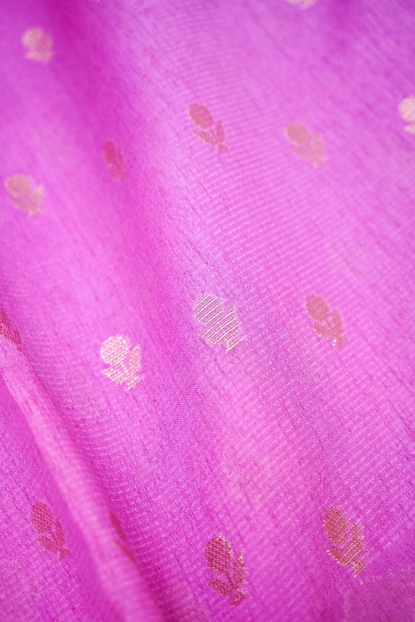 Cotton- Tussar Blend Banarasi Saree