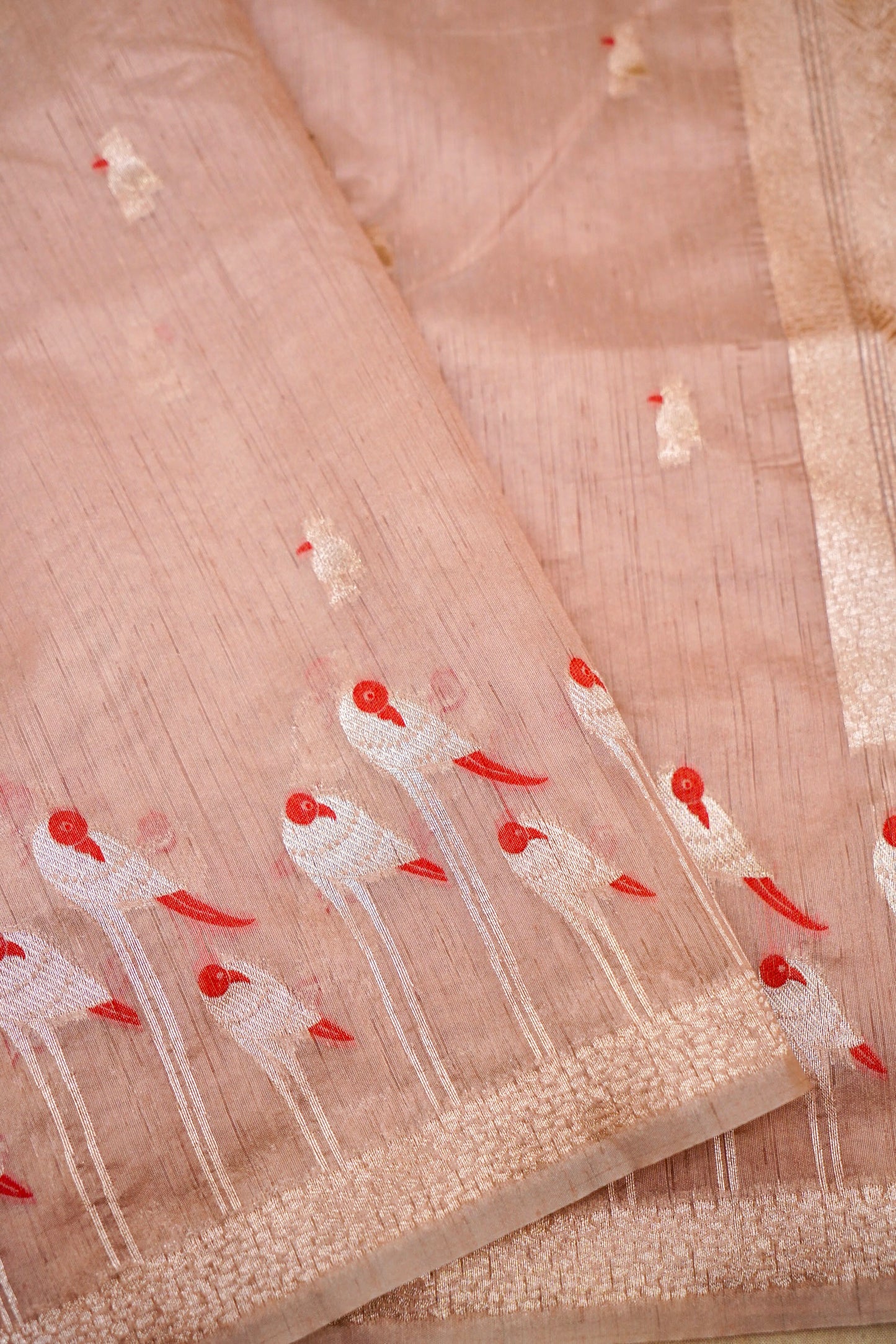 Raw Tussar Silk Banarasi Saree