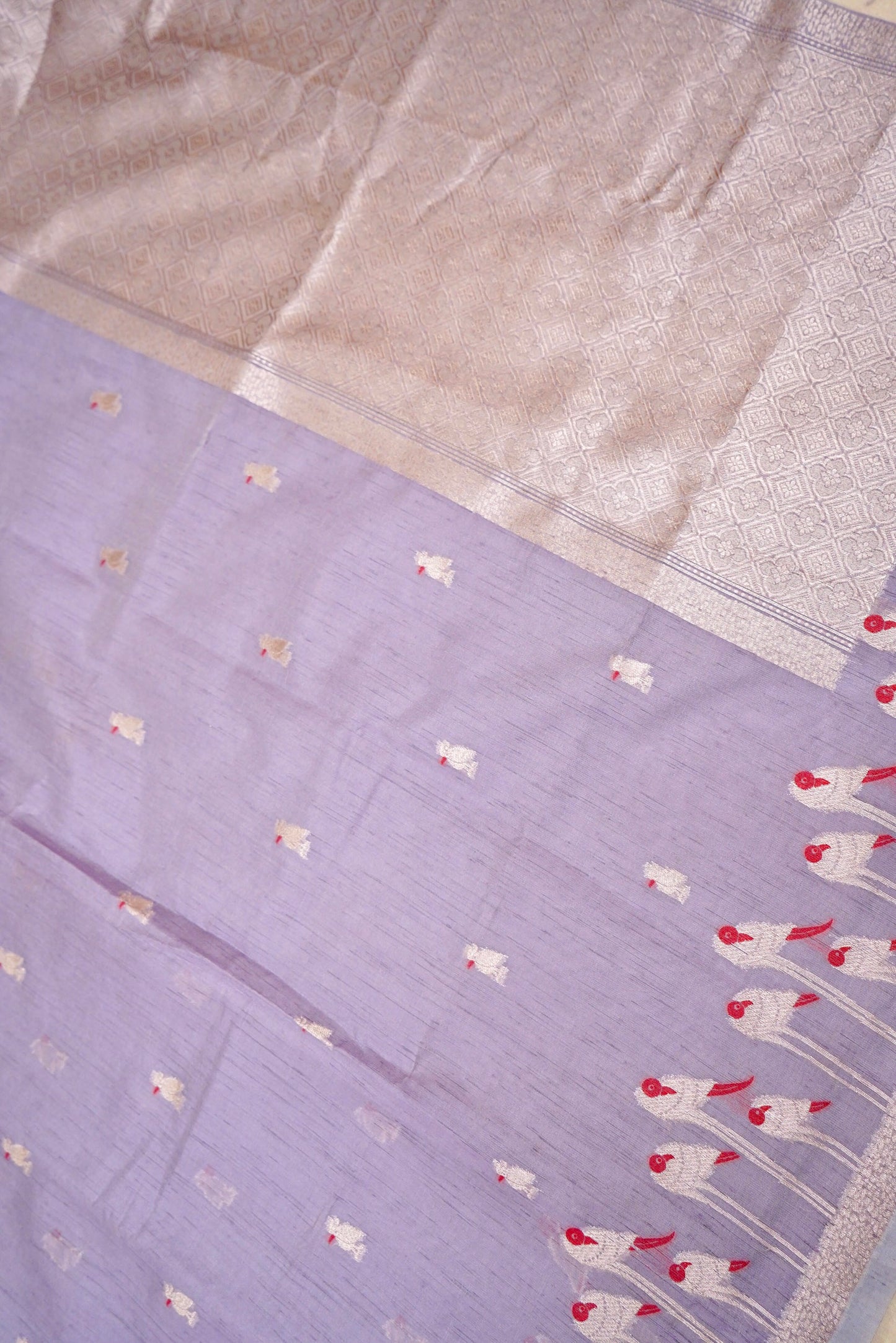 Raw Tussar Silk Banarasi Saree
