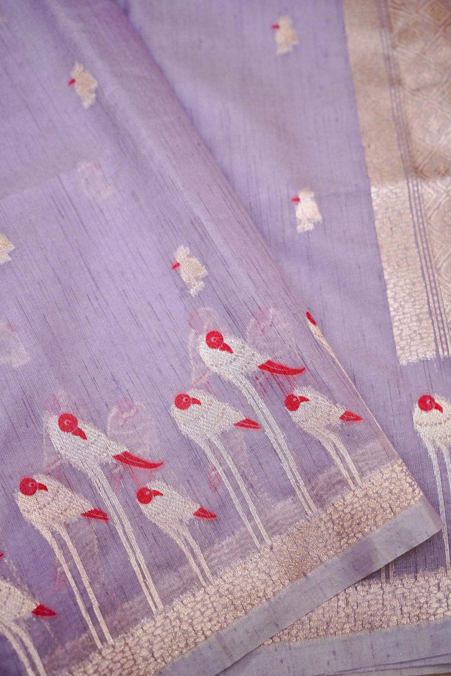 Raw Tussar Silk Banarasi Saree