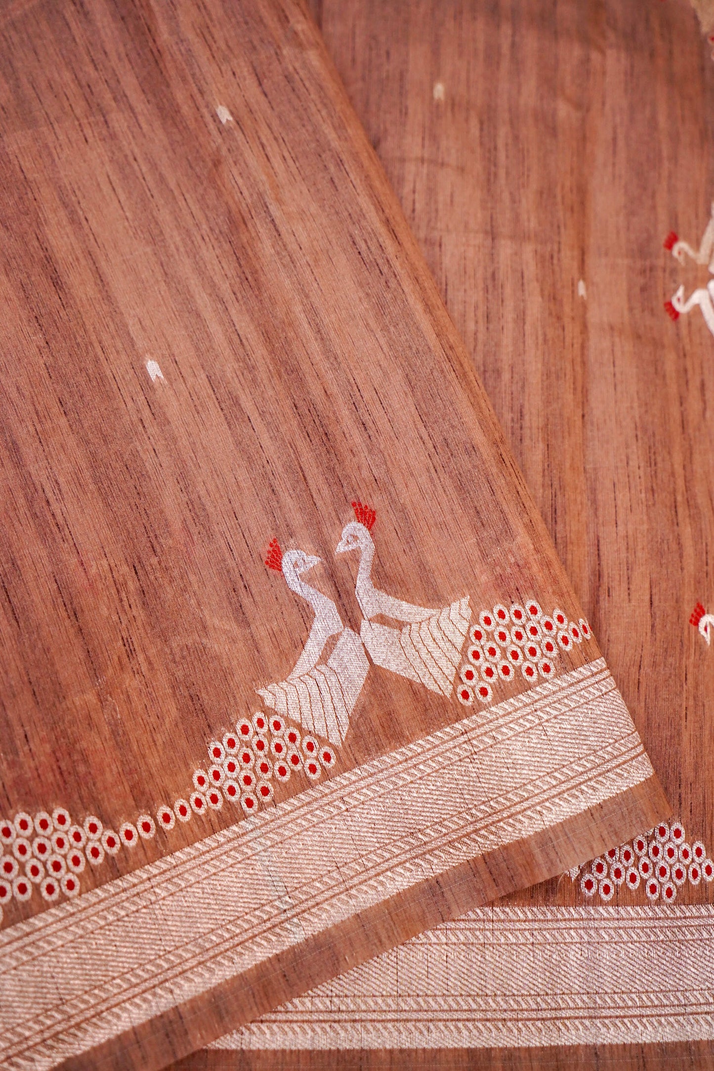 Raw Tussar Silk Banarasi Saree