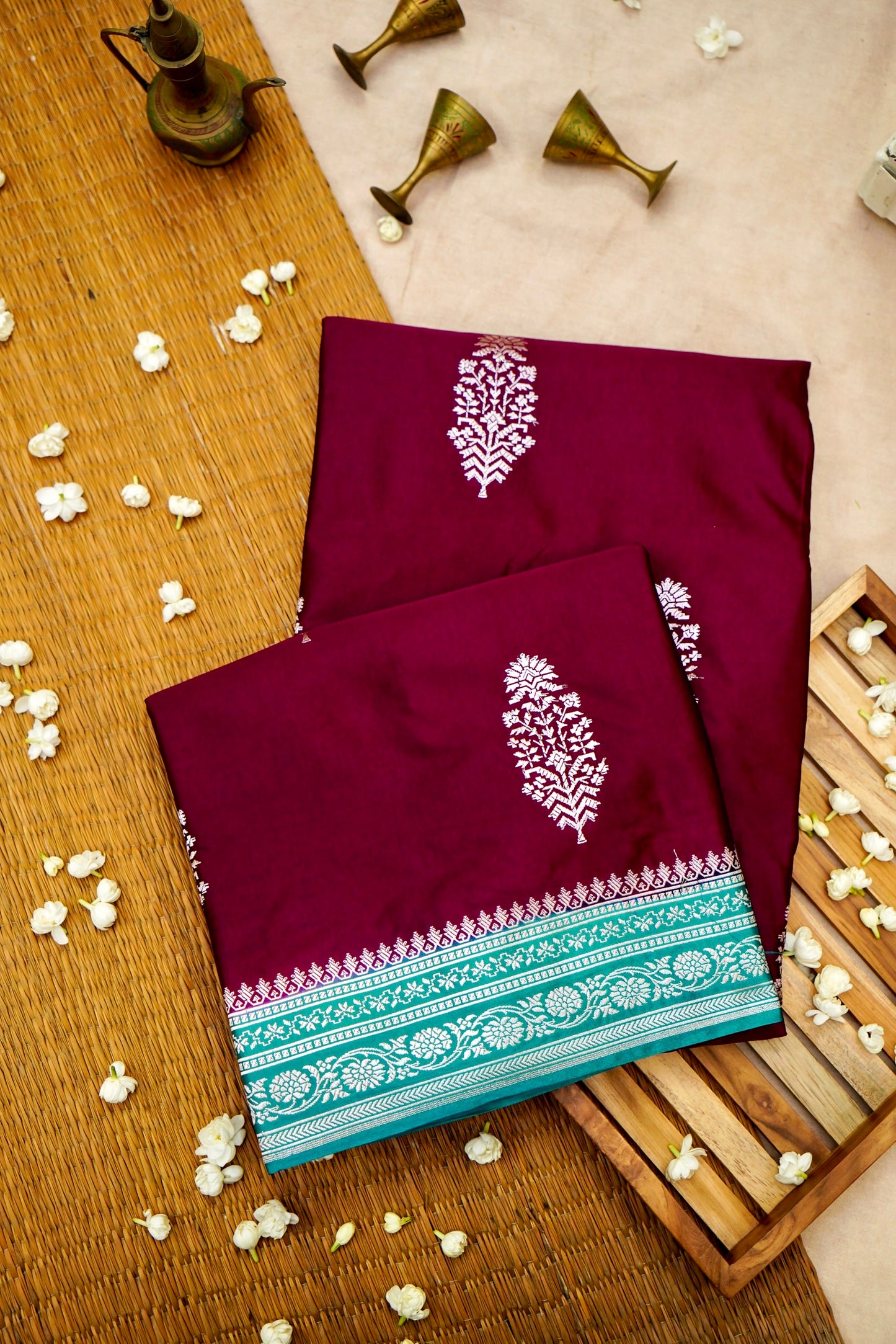 Mashru Silk Banarasi Saree