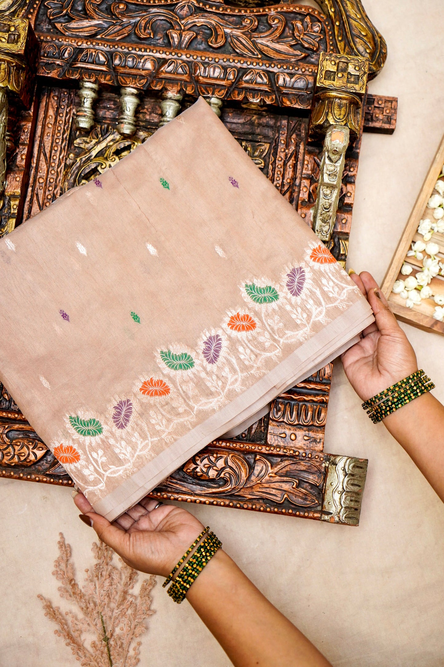 Raw Tussar Banarasi Saree