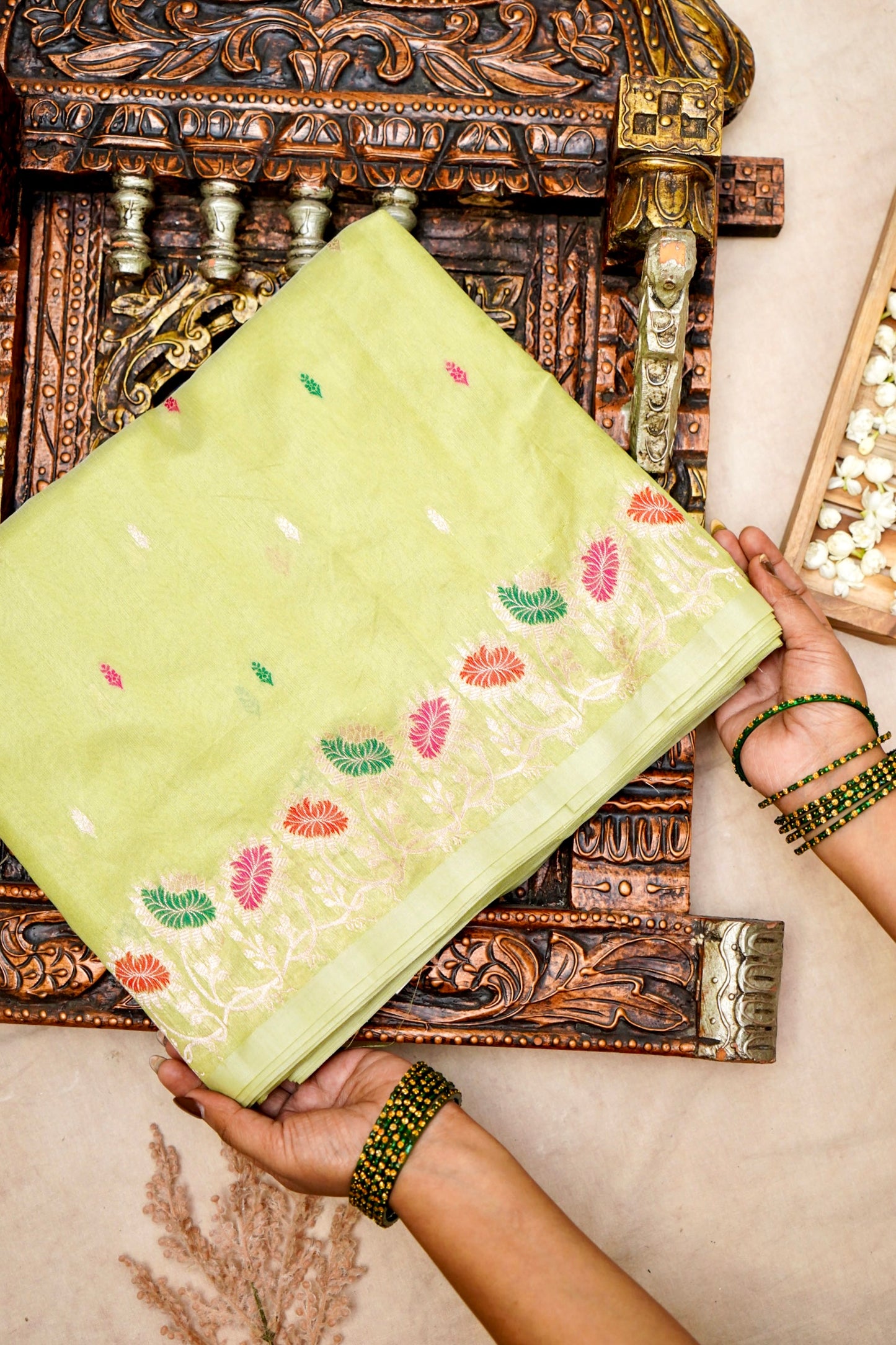 Raw Tussar Banarasi Saree