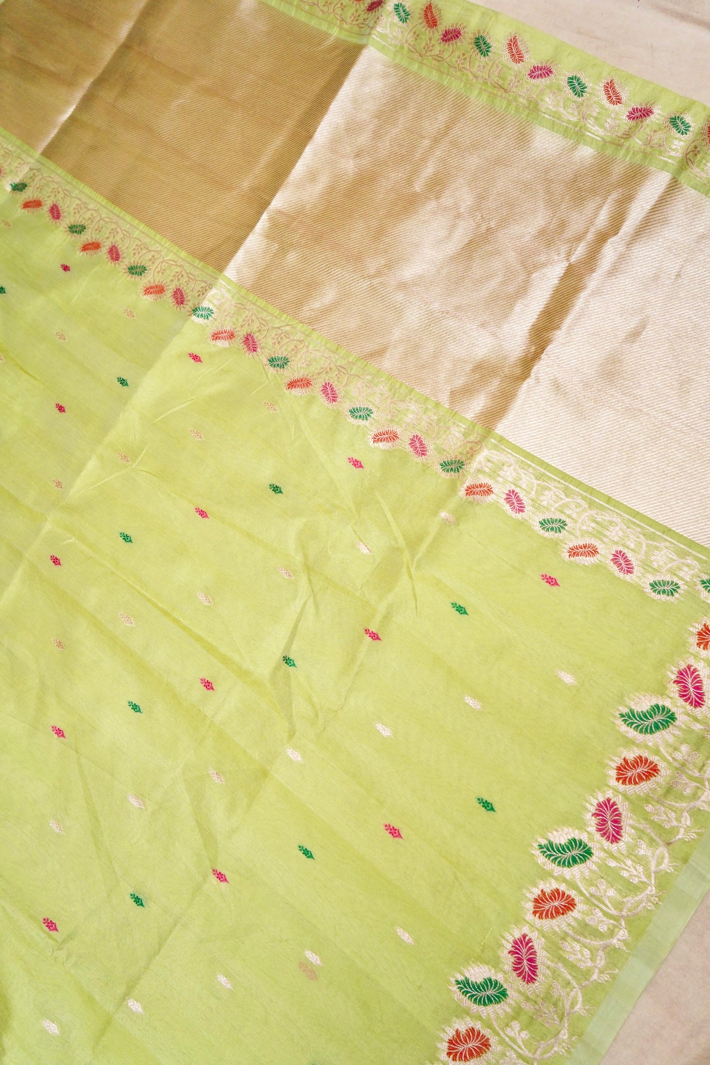Raw Tussar Banarasi Saree