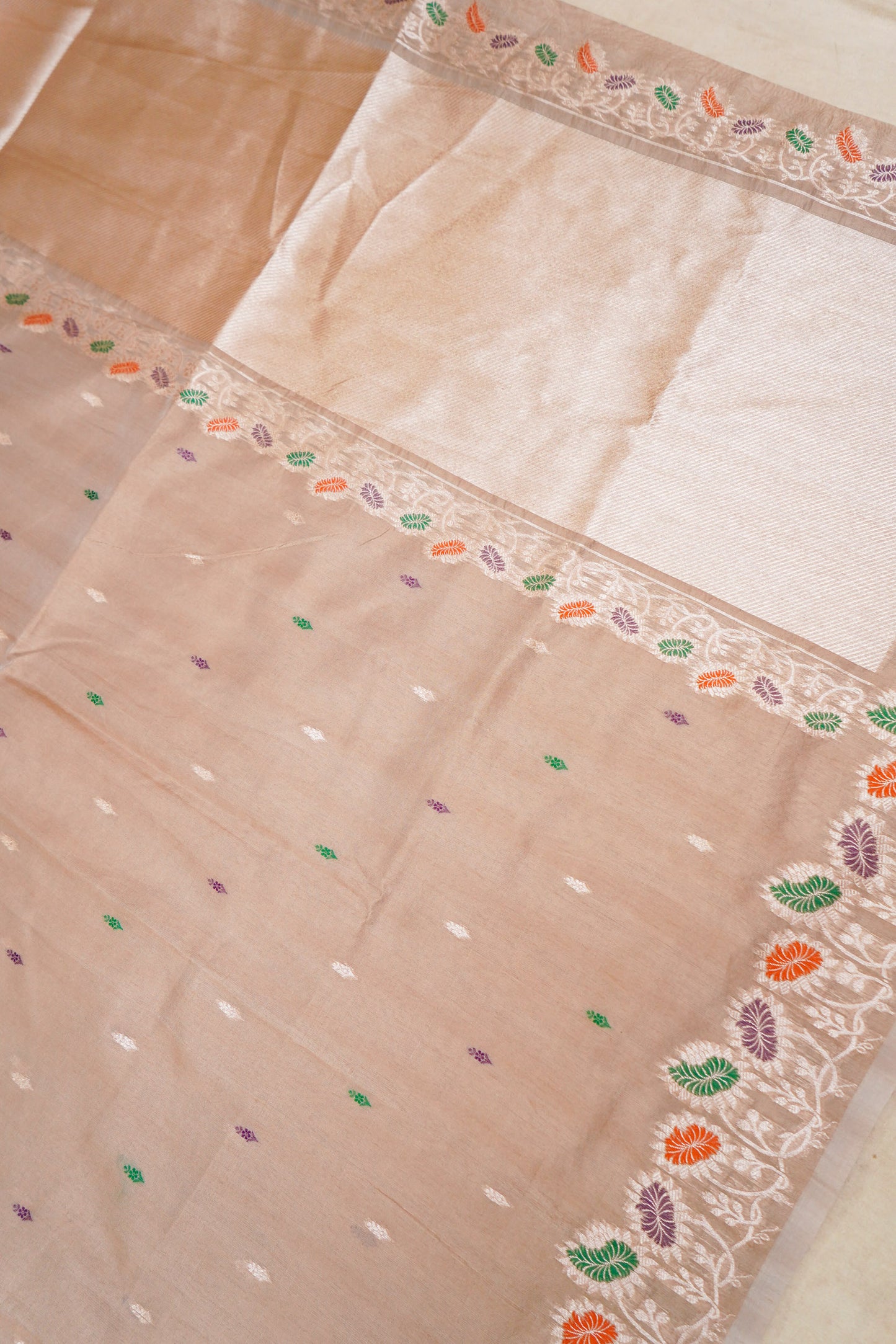 Raw Tussar Banarasi Saree