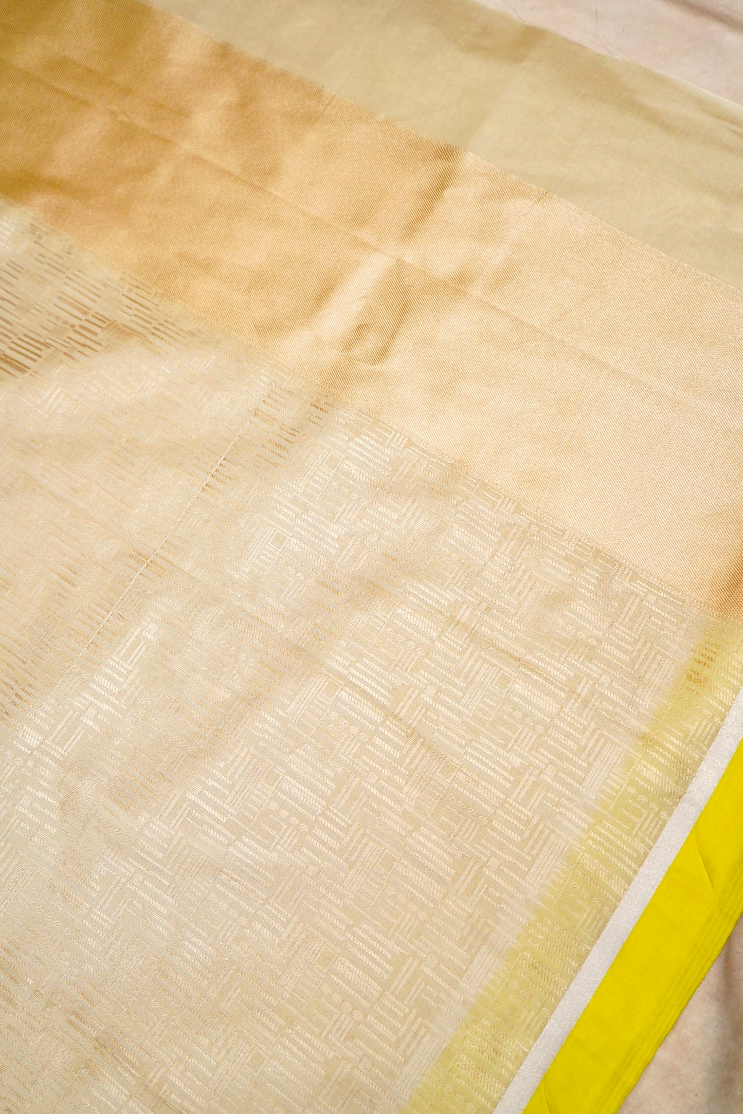 Satin Border Tissue Brocade Banarasi Saree