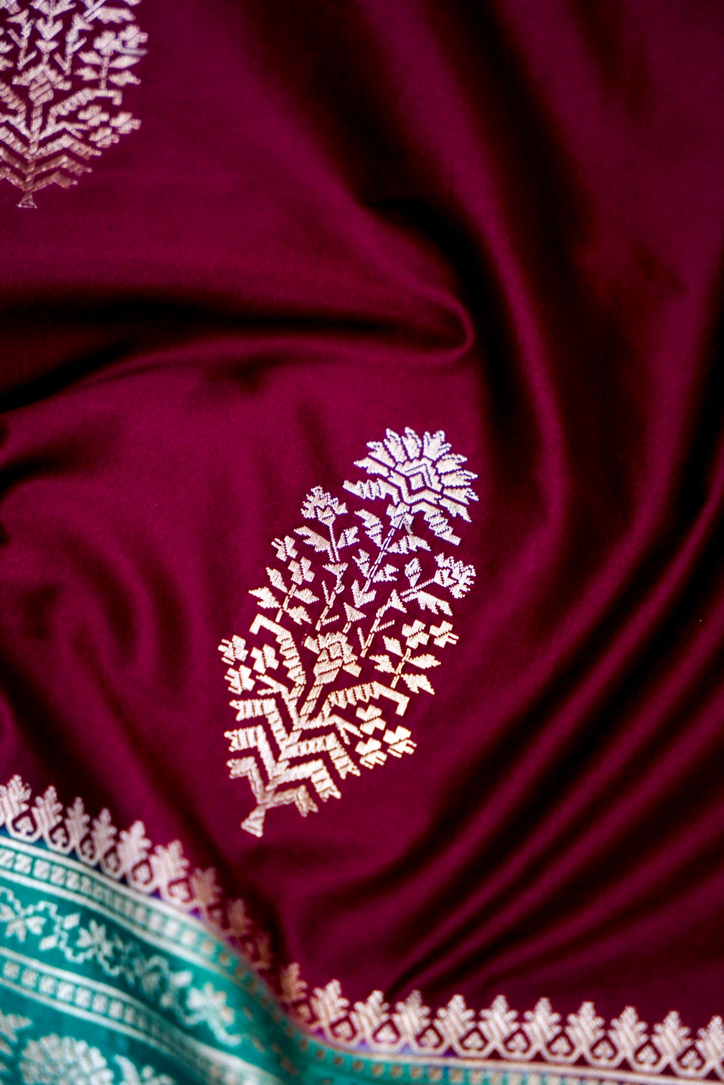 Mashru Silk Banarasi Saree
