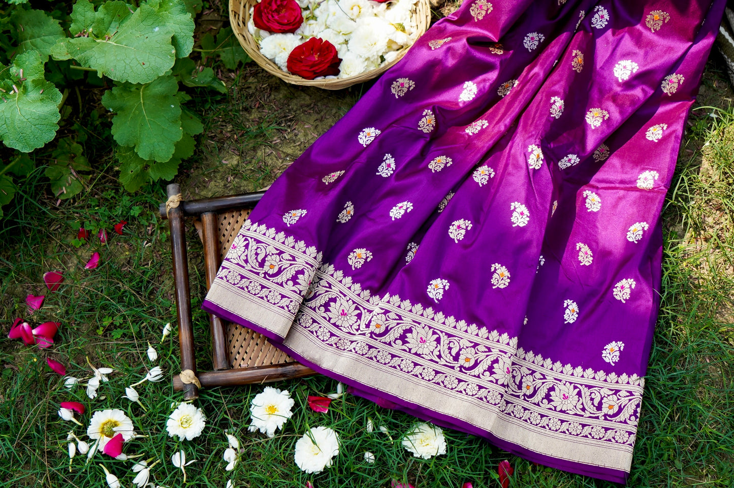 Royal Banarasi katan silk saree