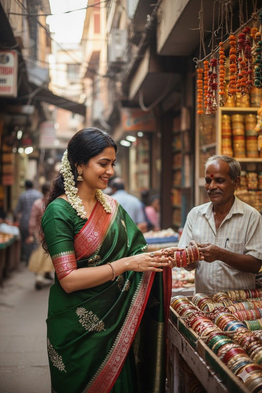 Mashru Silk Banarasi Saree