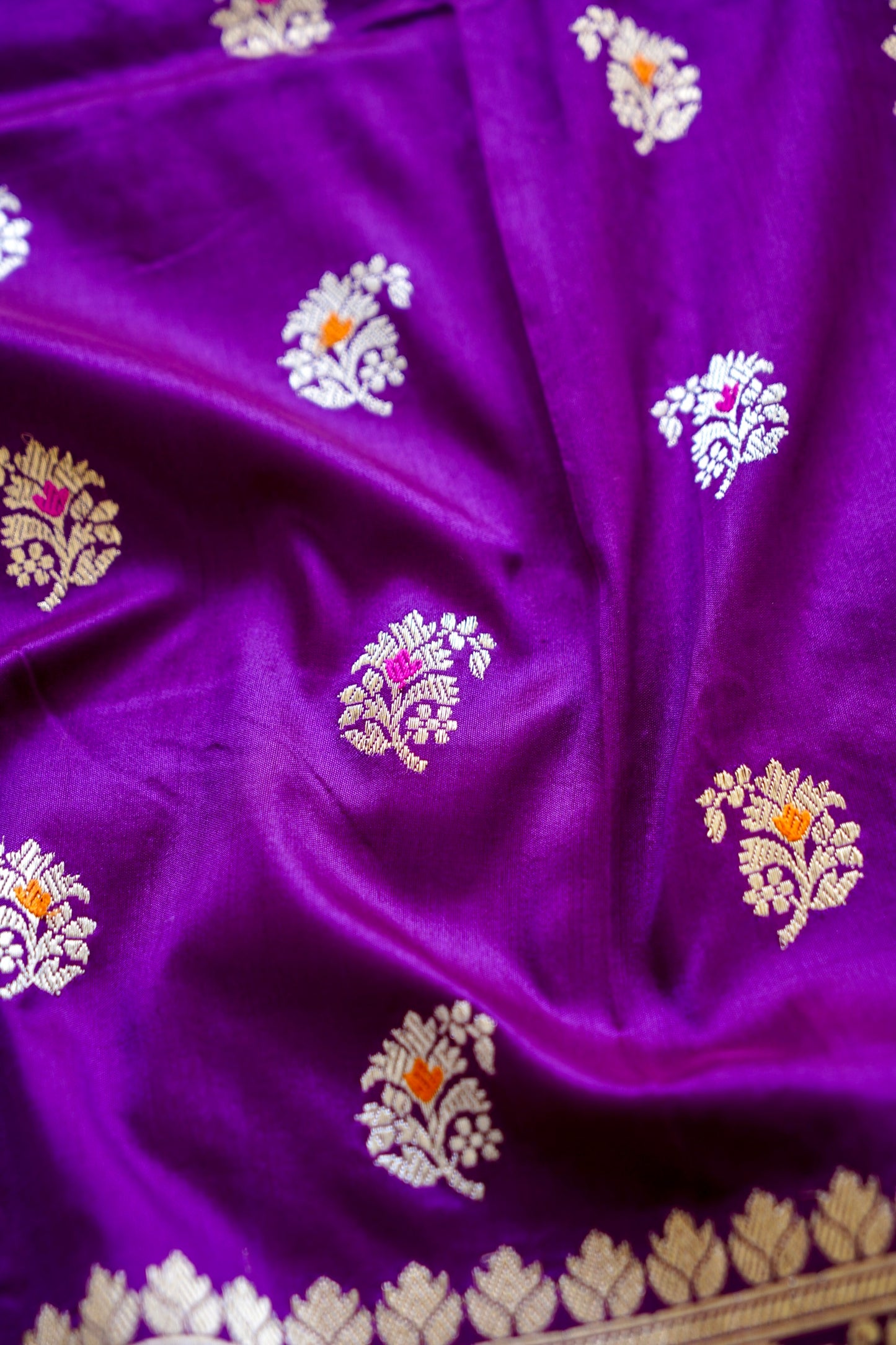 Royal Banarasi katan silk saree