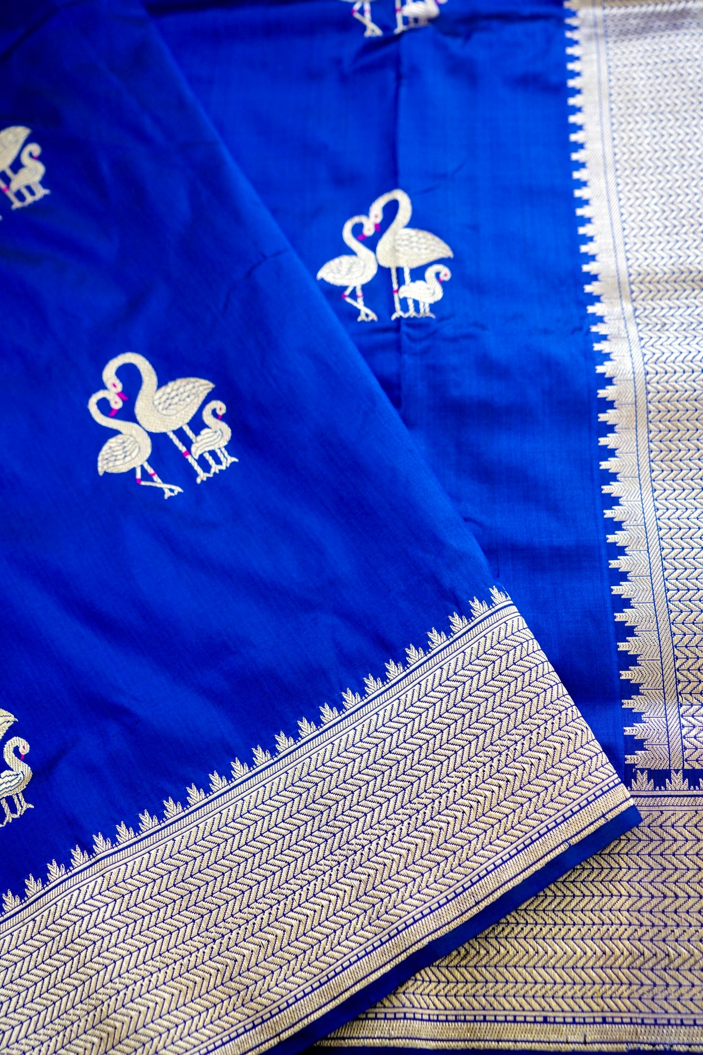 Royal Blue Katan SilknSaree