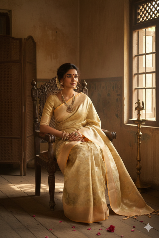 Zari Brocade Banarasi Saree