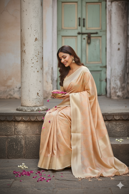 Zari Brocade Banarasi Saree