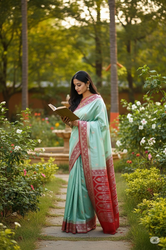 Mashru Silk Banarasi Saree