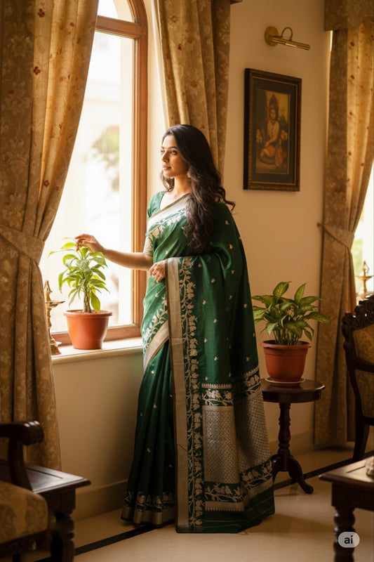 Raw Silk Banarasi Saree