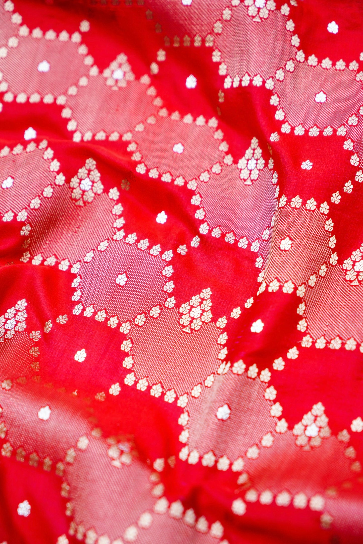 Red Pure Banarasi Katan Silk Saree