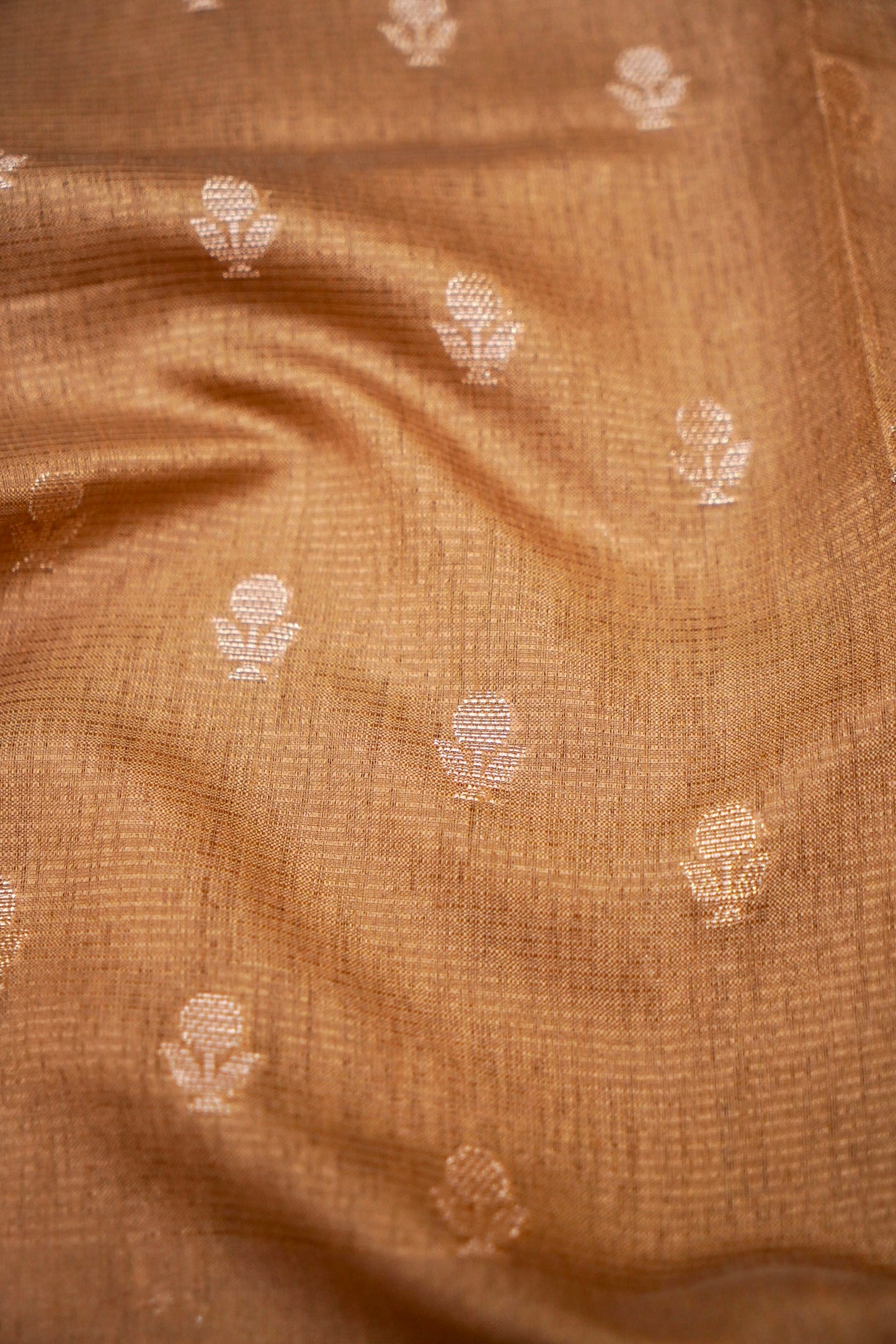 Cotton - Tussar Blend Banarasi Saree