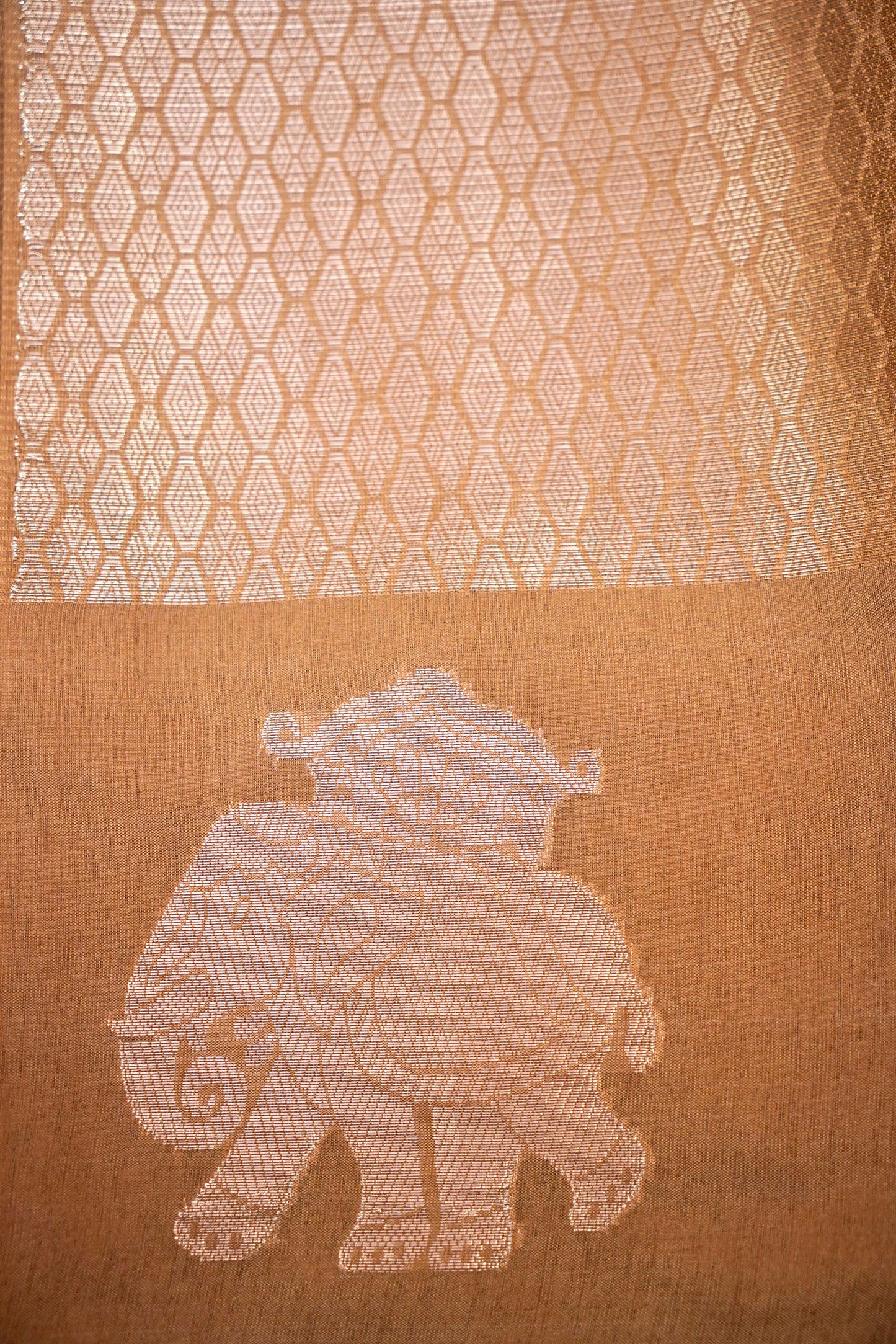 Cotton - Tussar Blend Banarasi Saree