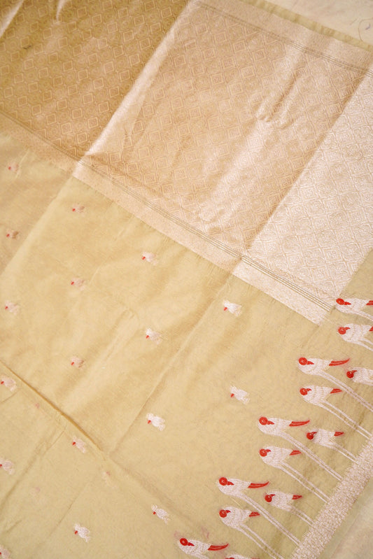 Raw Tussar Banarasi Saree