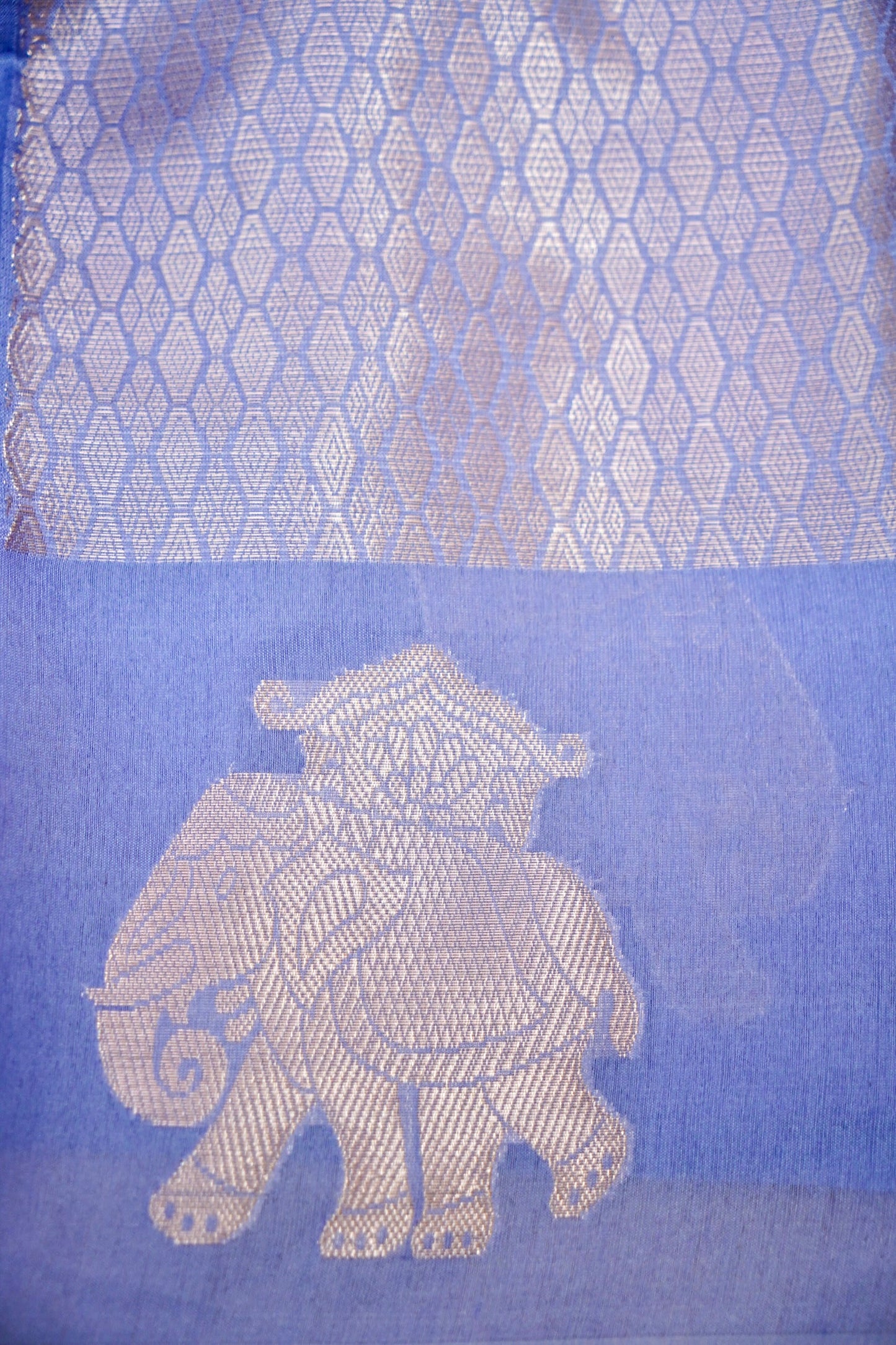 Cotton - Tussar Blend Banarasi Saree
