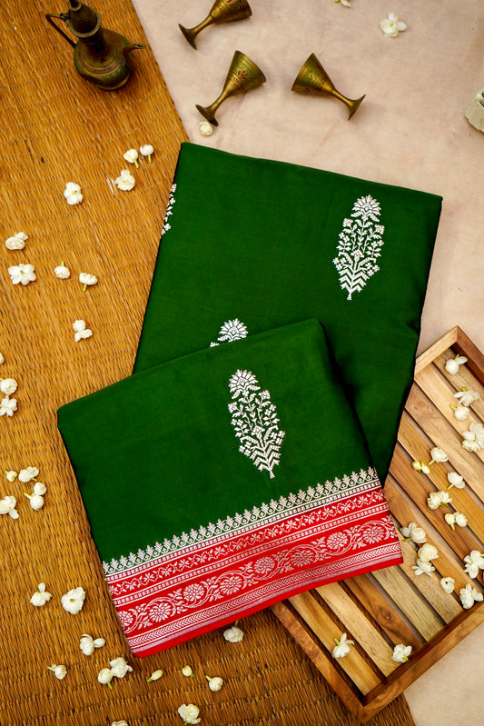 Mashru Silk Banarasi Saree