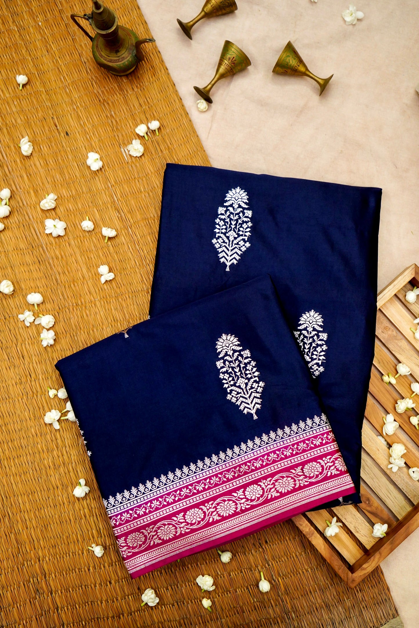 Mashru Silk Banarasi Saree