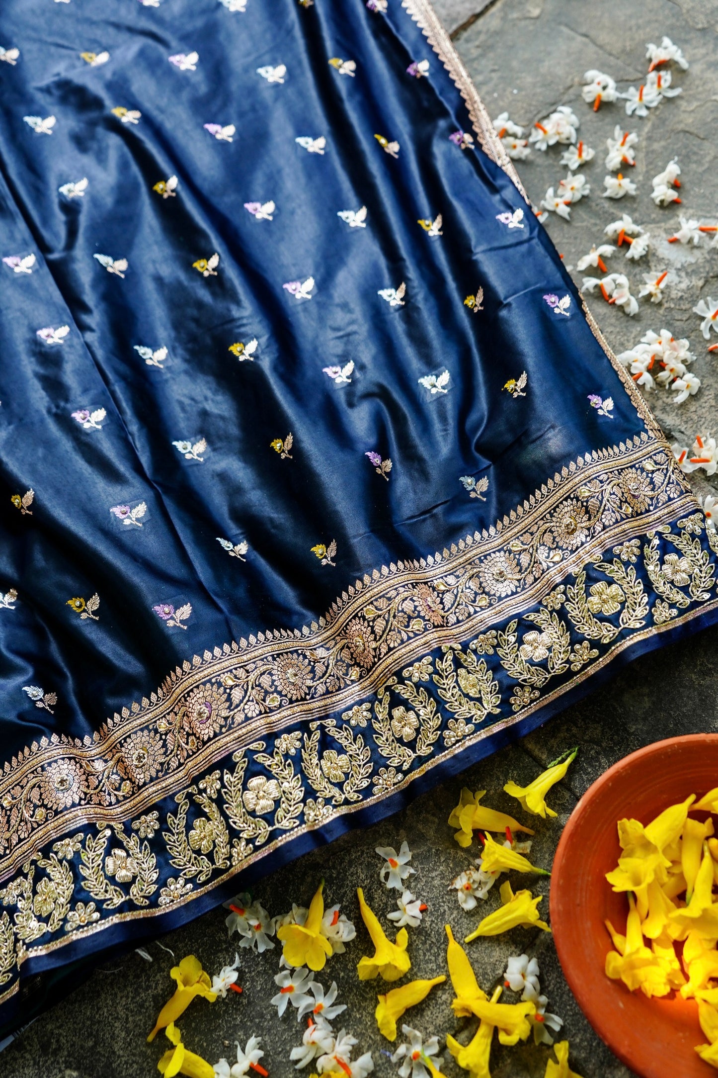Banarasi saree with Zardosi Handwork