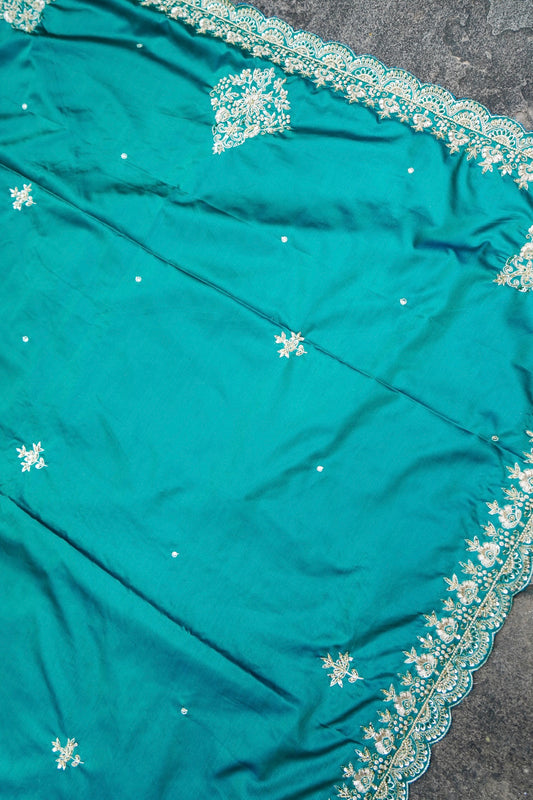 Pure Banarasi Silk with Handwork Zardosi