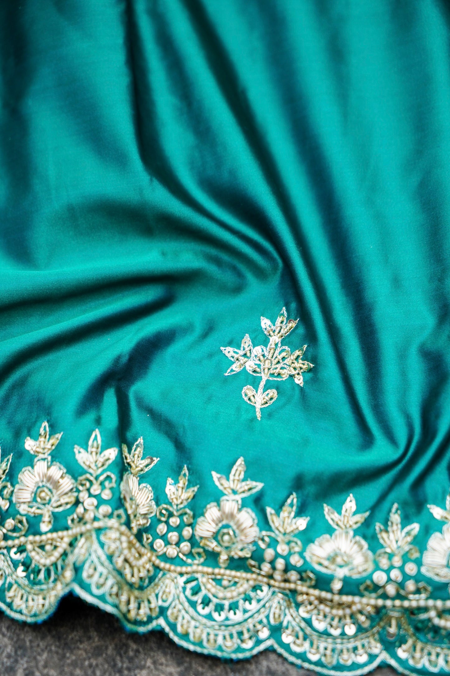 Pure Banarasi Silk with Handwork Zardosi