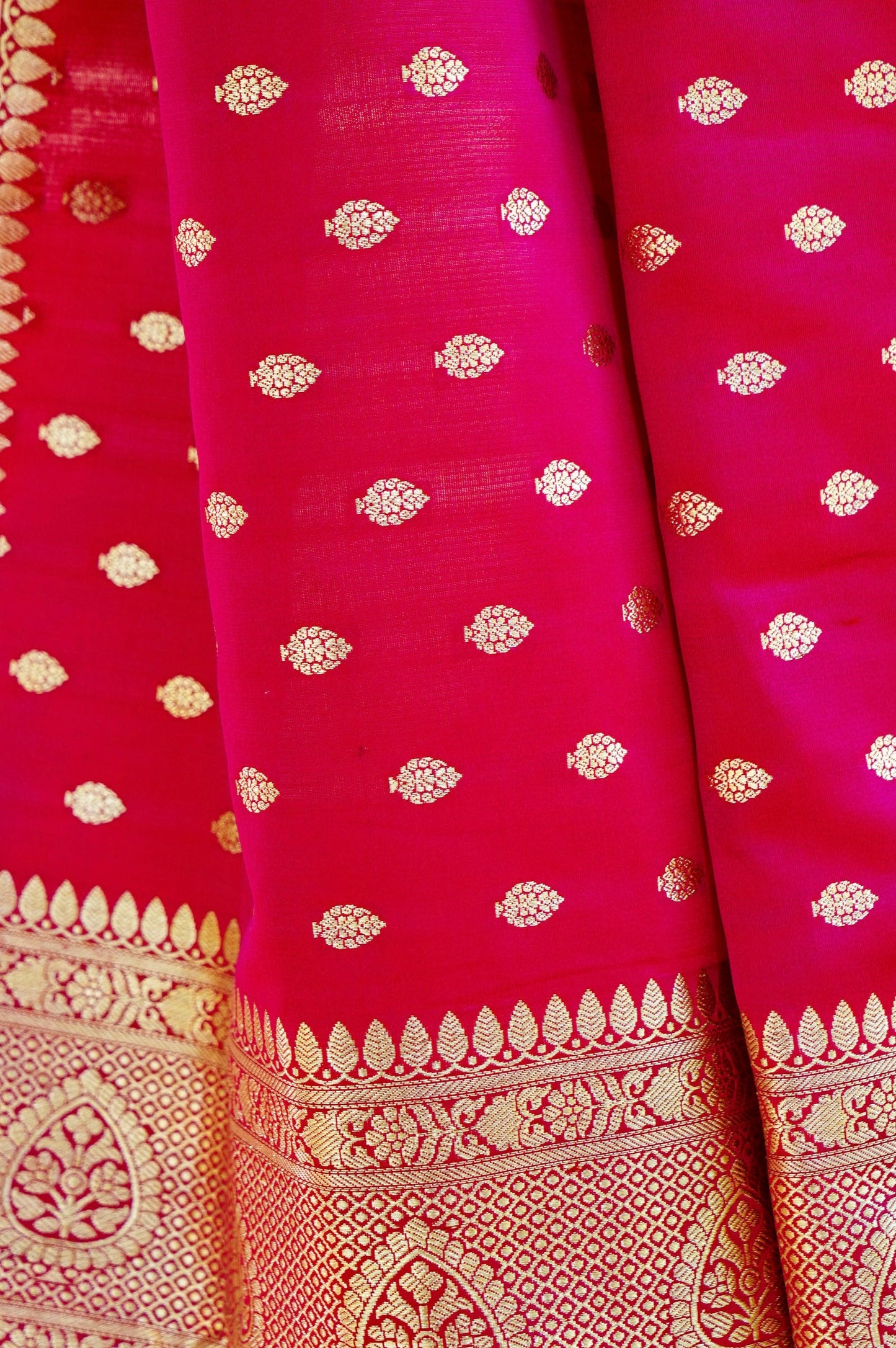Rani Pure Banarasi Katan Silk Saree