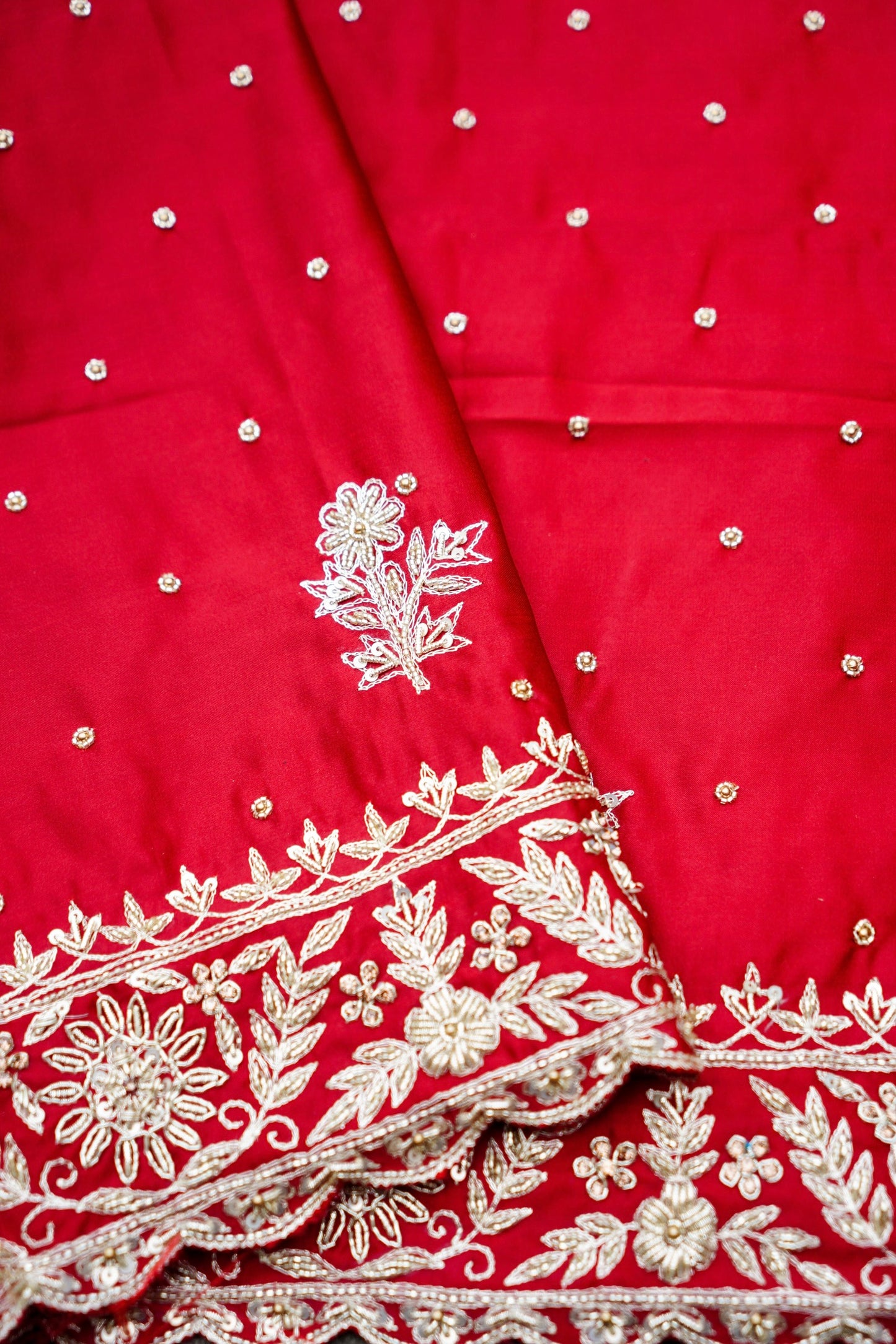 Banarasi Silk Saree With Zardossi Handwork