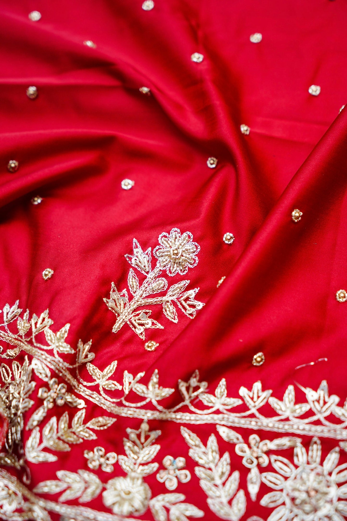 Banarasi Silk Saree With Zardossi Handwork